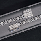 Spiked Prong Cuban Link Bracelet – Moissanite & 925 Silver